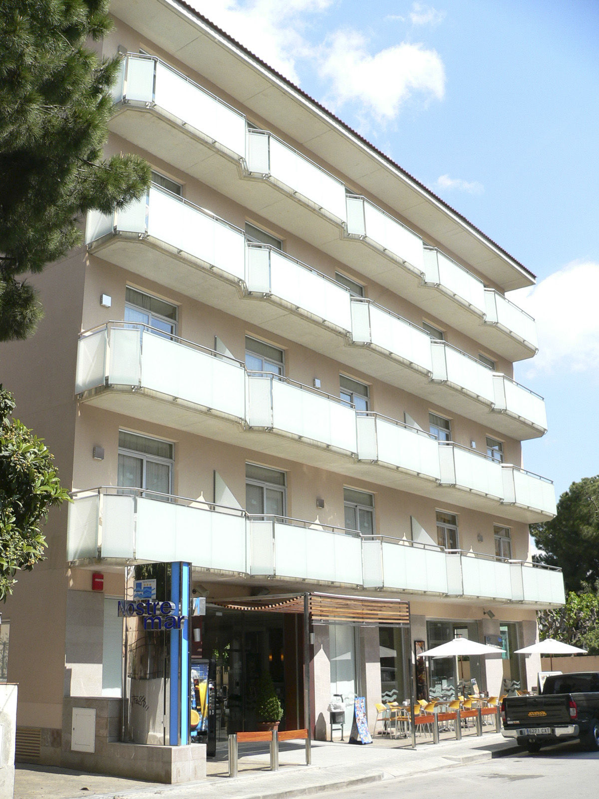 Aqua Hotel Nostre Mar Apartments Pineda De Mar Exterior foto